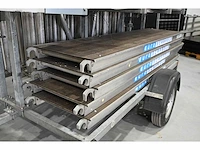 Euroscaffold - 15.2 meter aluminium rolsteiger met aanhanger - afbeelding 4 van  10