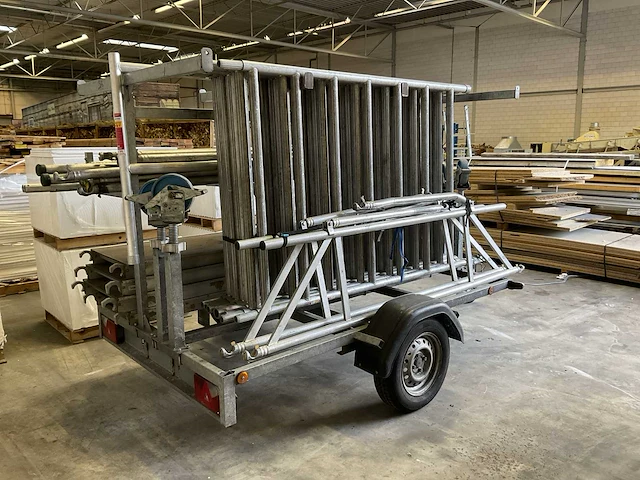 Euroscaffold rolsteiger op aanhangwagen - afbeelding 2 van  6