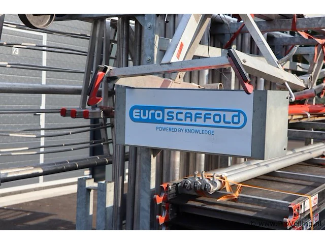 Euroscaffold rolsteiger op kar - 350x200x184 cm - afbeelding 2 van  9