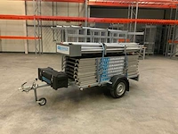 Euroscaffold steigeraanhanger met rolsteiger 250cm - afbeelding 1 van  17