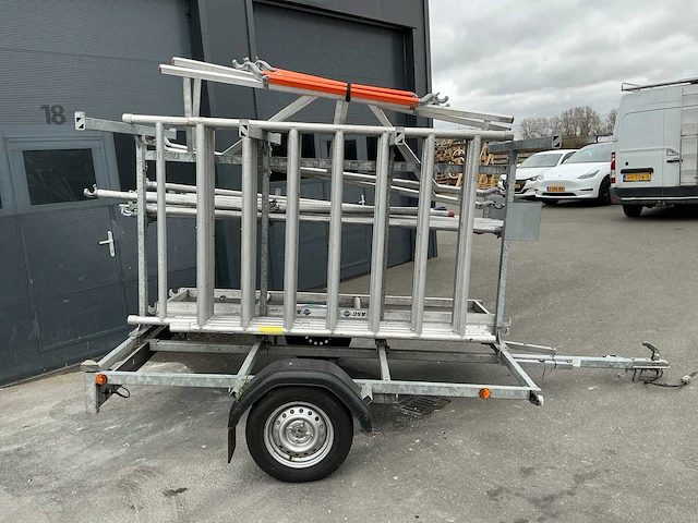 Euroscaffold steigeraanhanger met steiger - afbeelding 8 van  14
