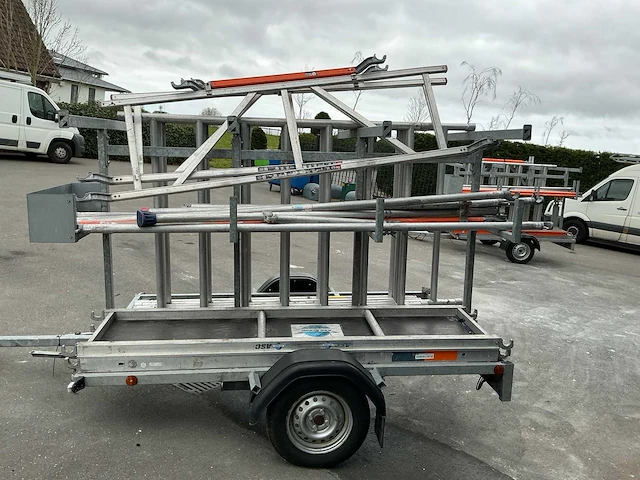 Euroscaffold steigeraanhanger met steiger - afbeelding 9 van  14