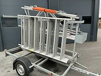 Euroscaffold steigeraanhanger met steiger - afbeelding 13 van  14
