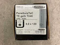 Eurotec - paneltwistec - tellerkopschroef ø8x120 mm (10x) - afbeelding 2 van  2