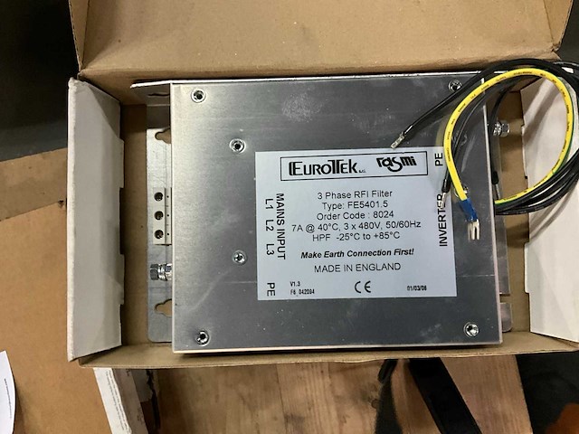 Eurotek fe5401.5 rfi filter (6x) - afbeelding 3 van  3