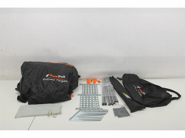 Eurotrail offroad achterklep tent charcoal/zwart - afbeelding 2 van  3