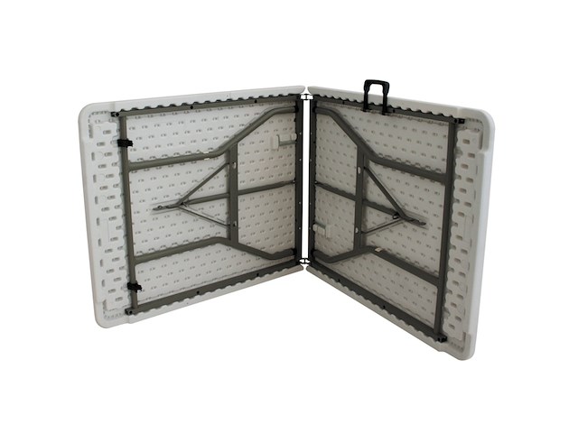 Eurotrail pavilion s - campingtafel - 152 x 71 cm - wit - afbeelding 3 van  6