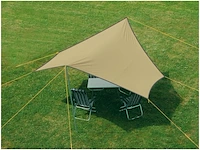 Eurotrail tarp 5 wing btc 440 x 400 cm beige - afbeelding 1 van  2