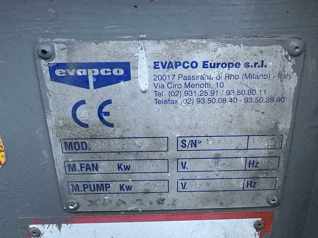 Evapco - lswa-58b - verdampings condensor - afbeelding 8 van  8