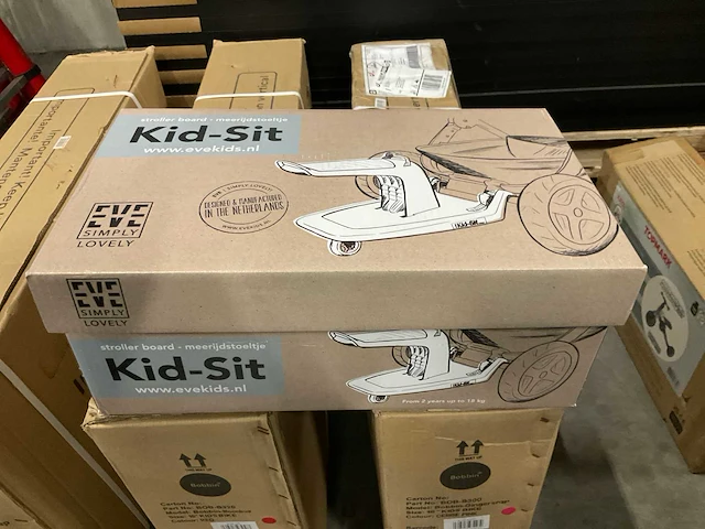 Eve kids kid-sit meerijdstoeltje black - afbeelding 2 van  3