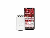 Eve thermo smart radiator valve with led display, automatic temperature control, no bridge required wit - afbeelding 1 van  3