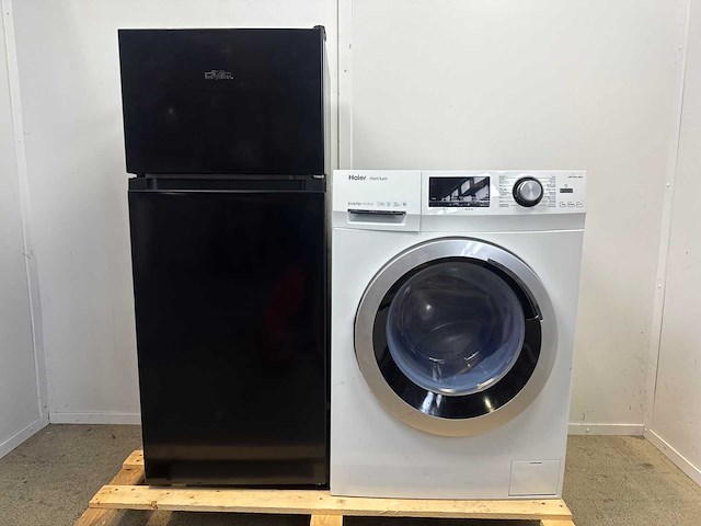 Everglades evtd3020 dubbel deurs koelkast| haier hw70-bp14636 wasmachine - afbeelding 2 van  3