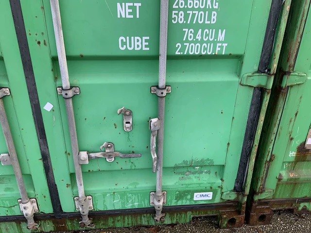 Evergreen gesloten zeecontainer 40 voet highcube - afbeelding 7 van  12