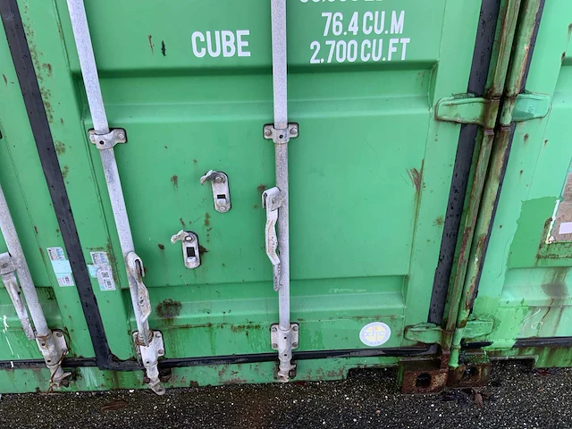 Evergreen gesloten zeecontainer 40 voet highcube - afbeelding 8 van  14