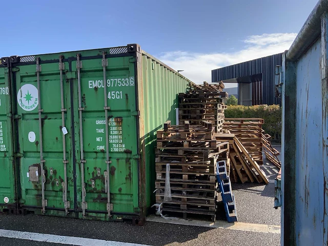 Evergreen gesloten zeecontainer 40 voet highcube - afbeelding 1 van  13