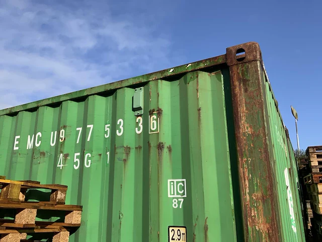 Evergreen gesloten zeecontainer 40 voet highcube - afbeelding 9 van  13