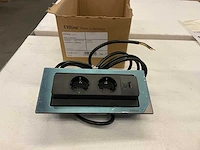 Evoline backflip inbouw wandcontactdoos flipover - afbeelding 2 van  2