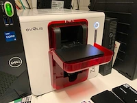 Evolis zenius classic fire red kaart printer - afbeelding 1 van  4