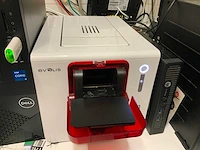 Evolis zenius classic fire red kaart printer - afbeelding 4 van  4