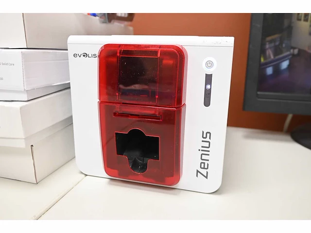 Evolis zenius classic red kaart printer - afbeelding 2 van  5