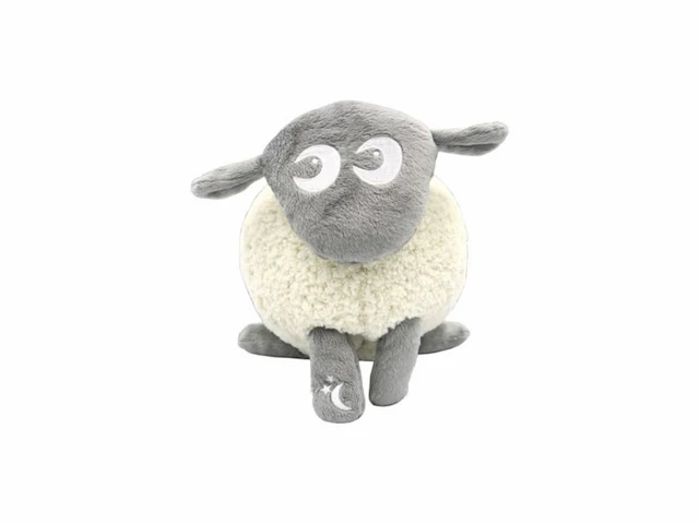 Ewan het droomschaap grijs deluxe babyknuffel - afbeelding 1 van  3