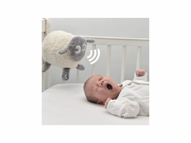Ewan het droomschaap grijs deluxe babyknuffel - afbeelding 3 van  3