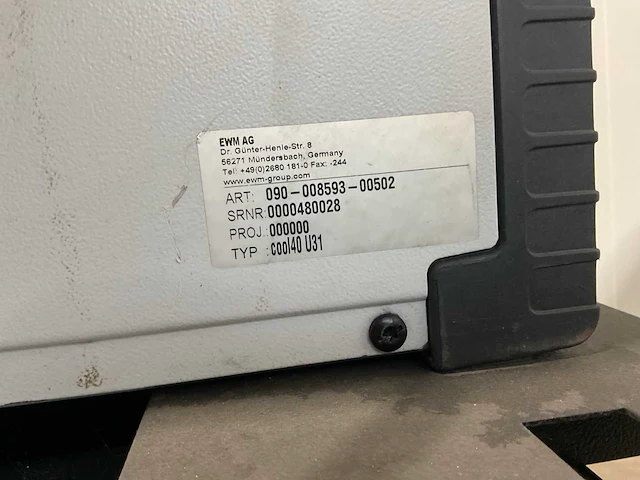 Ewm - tetrix 300 - lasapparaat - afbeelding 9 van  9
