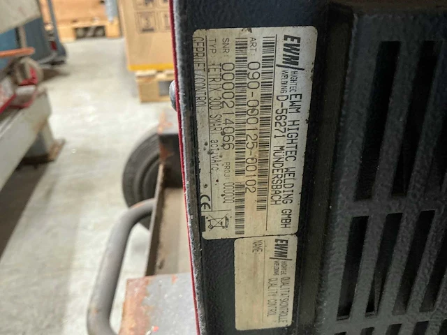 Ewm tetrix 300 tig-lasmachine - afbeelding 9 van  9