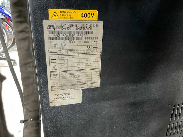 Ewm wega 401 dw mig lasapparaat - afbeelding 6 van  6