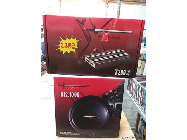 Ex caliber versterker & subwoofer - afbeelding 1 van  5