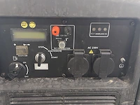 ( ex rental ) generator 3kva benzine hyundai, hy3200sei - afbeelding 7 van  8