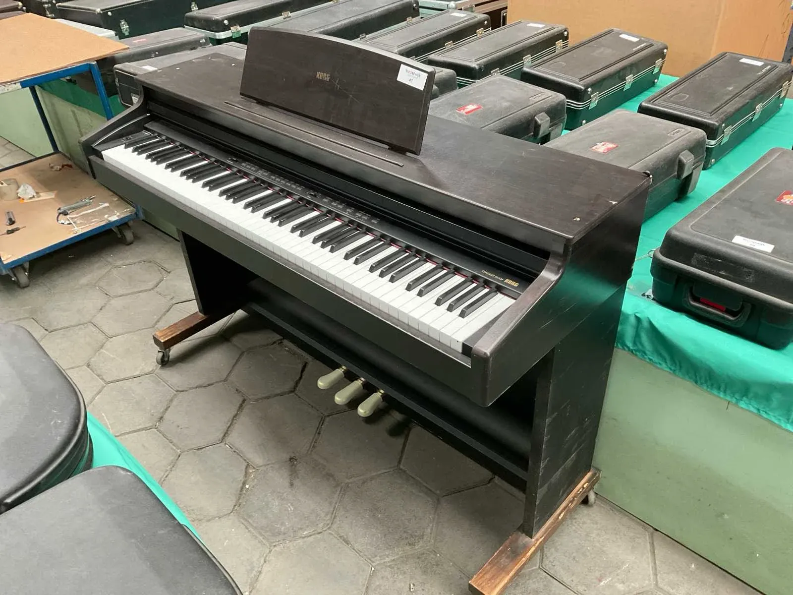 Ex us army music instruments and office furnitures