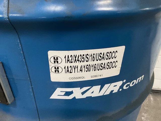 Exair reversible drum vac industriële stofzuiger - afbeelding 3 van  3