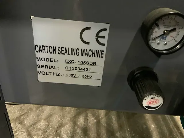 Exc-105sdr dozensluitmachine - afbeelding 8 van  10