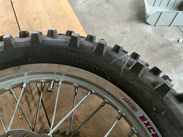 Excel pirelli 140/80r18 crossmotor achterwiel - afbeelding 5 van  5