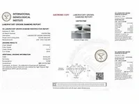 Excellent briljant geslepen diamant 0.79 ct (gecertificeerd) - afbeelding 3 van  3
