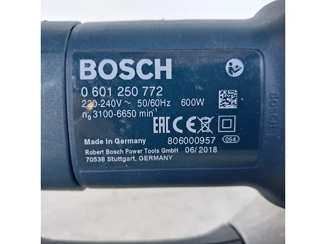 Excentrische schuurmachine - 150mm - 230v, bosch, gex 150 turbo, 2018 - afbeelding 4 van  5