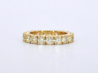 Exclusieve alliance ring met zeer hoge kwaliteit aan diamanten - afbeelding 6 van  8