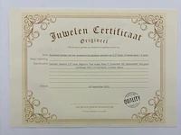 Exclusieve hanger met een druppelvormige natuurlijk geslepen diamant ( hrd gecertificeerd ) - afbeelding 4 van  7