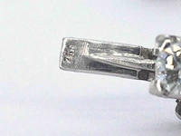 Exclusieve witgouden tennis armband met 5.50 carat hoge kwaliteit briljant geslepen diamanten - afbeelding 7 van  9