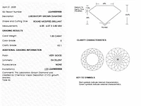 Exclusive 1.00 ct portuguese cut diamant ( igi gecertificeerd ) - afbeelding 2 van  3