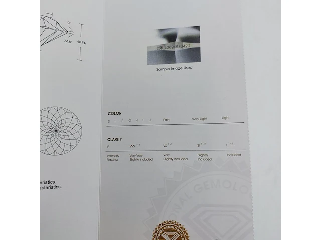 Exclusive 2.03 ct portuguese cut diamant ( igi gecertificeerd ) - afbeelding 5 van  13