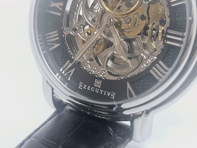 Executive prince of wales automatisch skeleton herenhorloge - afbeelding 4 van  9