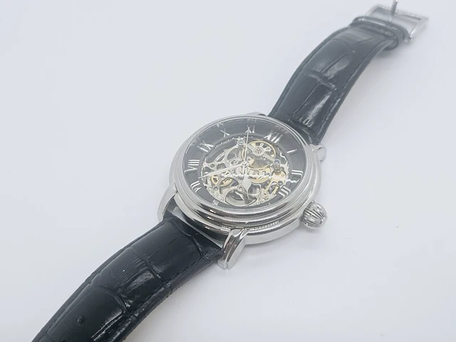 Executive prince of wales automatisch skeleton herenhorloge - afbeelding 5 van  9