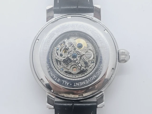Executive prince of wales automatisch skeleton herenhorloge - afbeelding 8 van  9