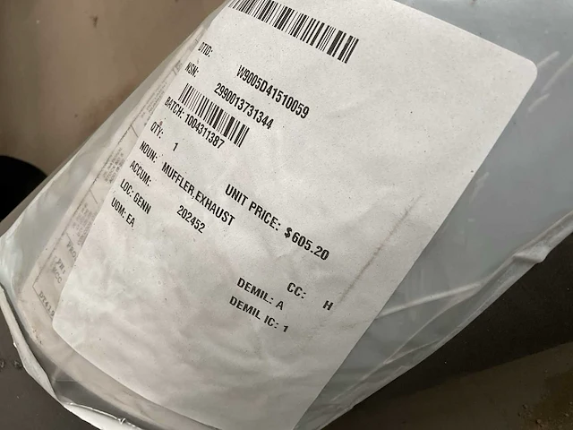 Exhaust muffler - afbeelding 3 van  3