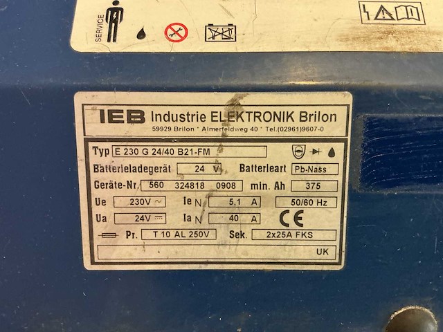 Exide - 24v 40a - battery chargers - afbeelding 2 van  2