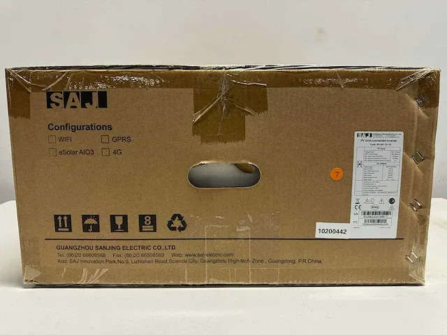 Exiom - set van 16 full black (375 wp) zonnepanelen en 1 saj 5kw omvormer (3-fase) - afbeelding 7 van  9