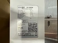 Exiom - set van 4 full black (375 wp) zonnepanelen en 1 solaredge se1000-wifi omvormer met optimizers (1-fase) - afbeelding 2 van  11