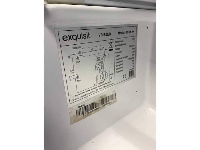 Exquisit - gb 05 a+ - vrieskastje - afbeelding 6 van  6